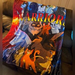 Warrior cats throw blanket (twin)